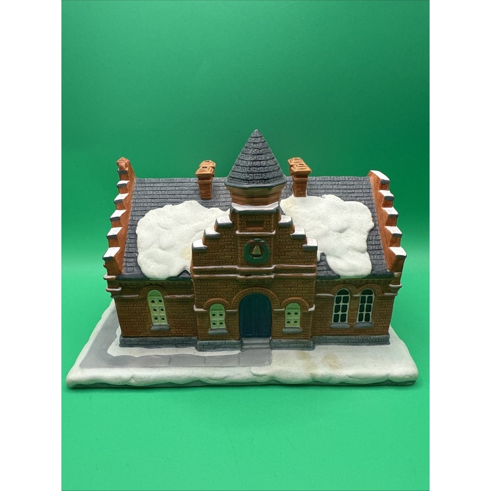 1993 Hawthorn Village From Rockwell's Christmas In Stockbridge The Town Officesβ